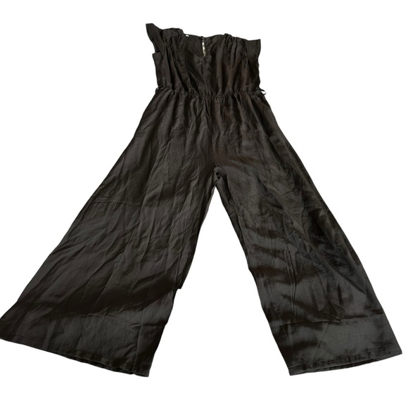 Women's XL black Romper Jumpsuit wide leg, new no tags - Picture 2 of 5